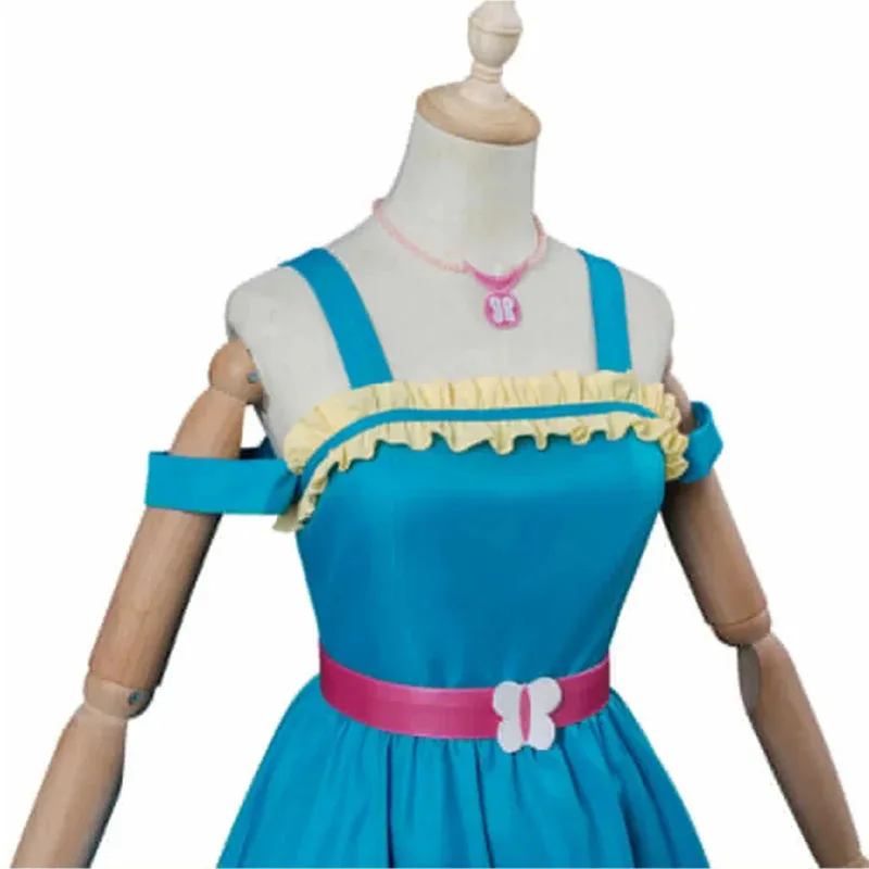 فستان أنيمي فلوترشي 72th للهالوين أزرق للكبار مخصص لحفلات أعياد الميلاد ملابس يومية للكرنفال