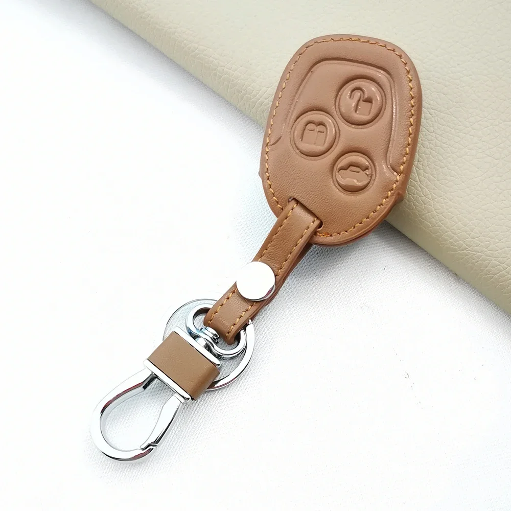 

For Ford Focus 2 3 4 MK2 MK3 MK4 Kuga Edge Mondeo Fusion Ecosport Fiesta 99% Praise Leather Key Chain Ring Cover Case Holder