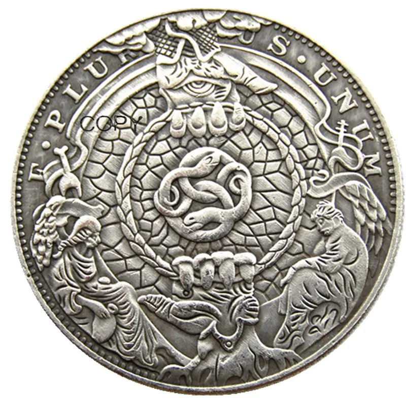 

HB(205)US Hobo Morgan Dollar Silver Plated Copy Coin