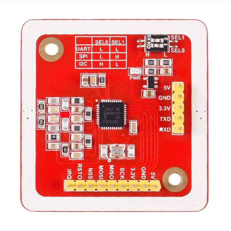 Top Deals Near Field Communication Reader Module Kit PN532 NFC NXP RFID Module V3 Kit I2C SPI HSU With S50 White Card Key Card