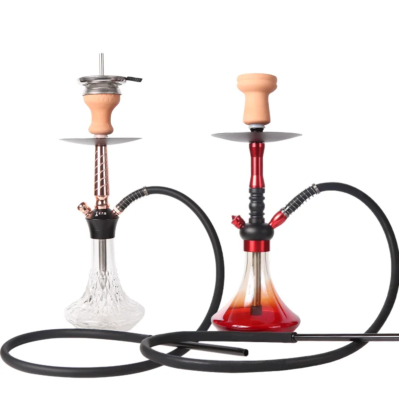 

Popular high quality high value hookah aluminum alloy white red hookah