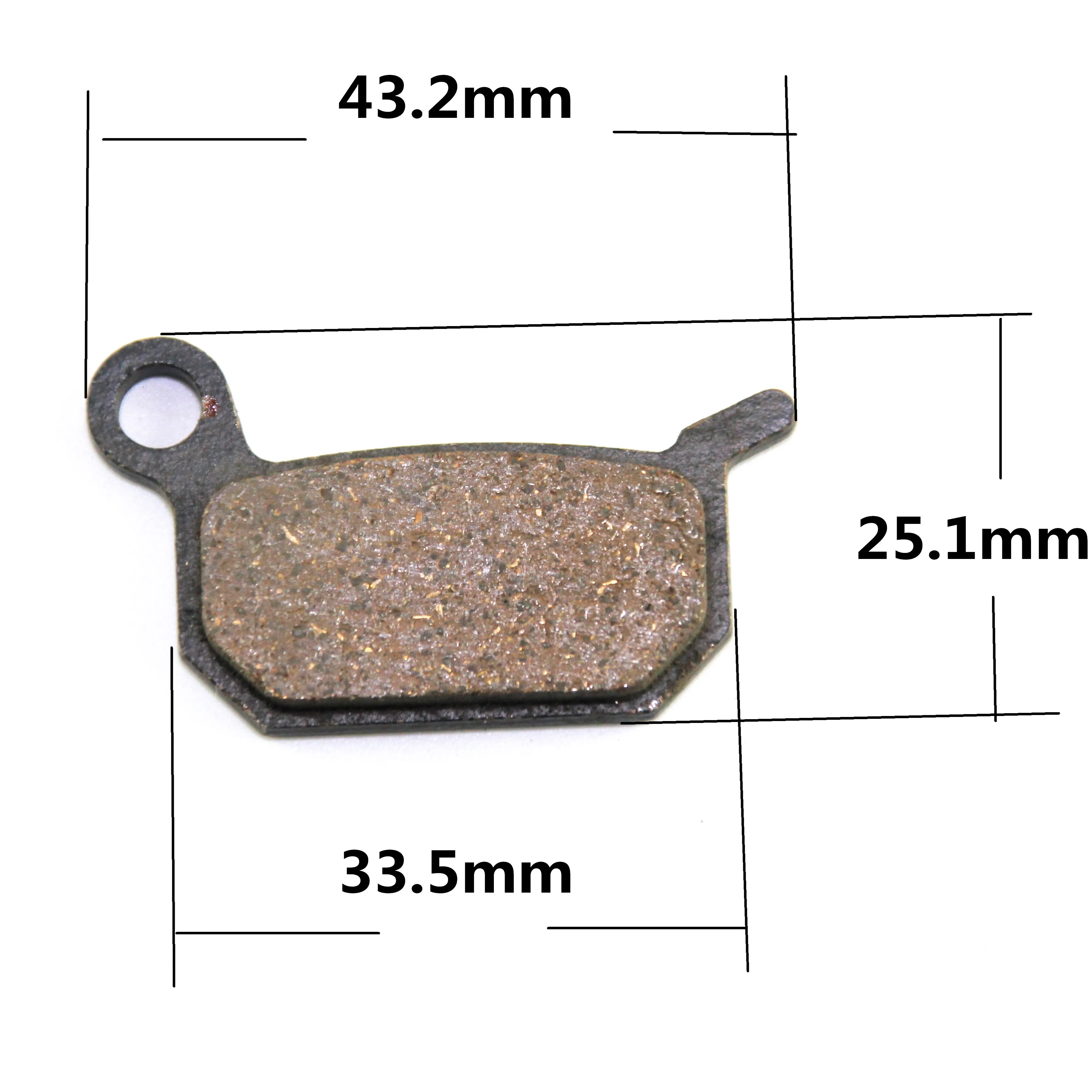 bicycle disc brake pads for Formula B4, Racing XC/ Extreme FR compatible with Grimeca system 13 SH809