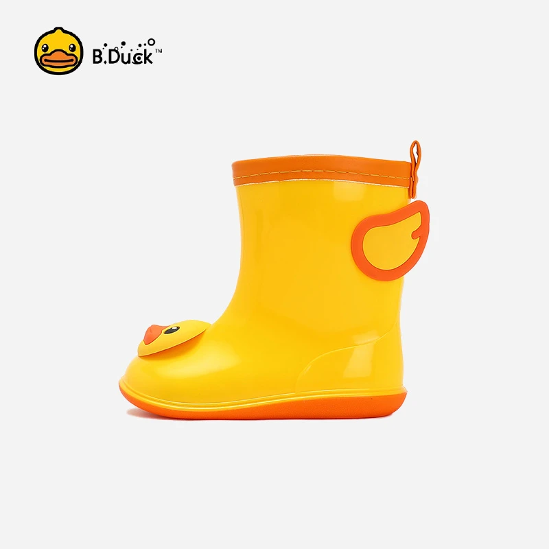 B.Duck-Botas impermeáveis para crianças, botas de jardim dos desenhos animados para crianças, meninos e meninas