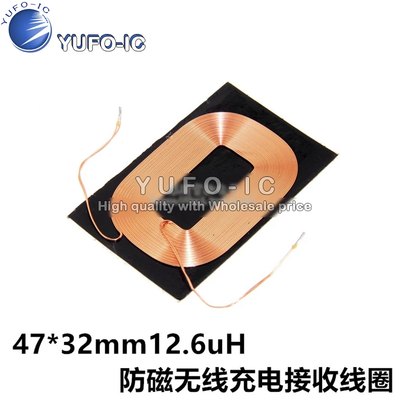 47*32 mm12. 6 Uh Magnetically Wireless Charging Receiver Coil