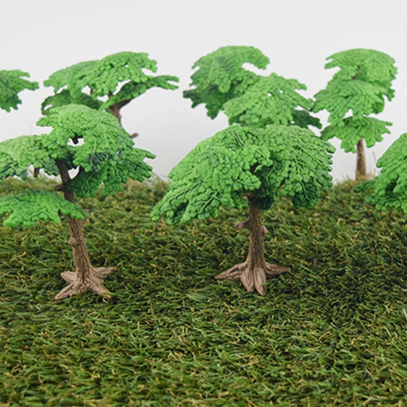 Artificial Trees Miniature Fairy Garden Tree Plant Ornament Dollhouse Decoration Micro Landscape DIY Craft Garden Decor 87HA