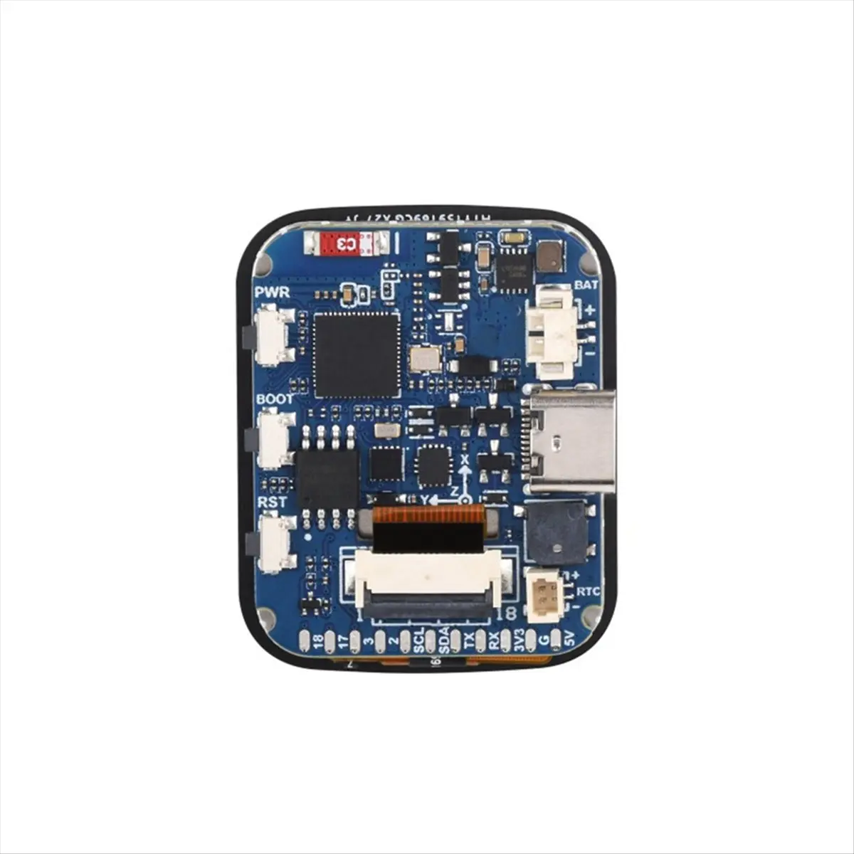 

Y23A! ESP32-S3 1,69-дюймовый сенсорный экран, макетная плата, ЖК-дисплей, круглый дисплей, Wi-Fi, Bluetooth с датчиком гироскопа положения QST QMI8658C