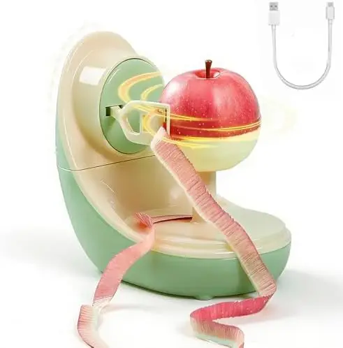 

Cordless Peeler - Rechargeable 30-Second Fast Peel, Portable & Easy Clean