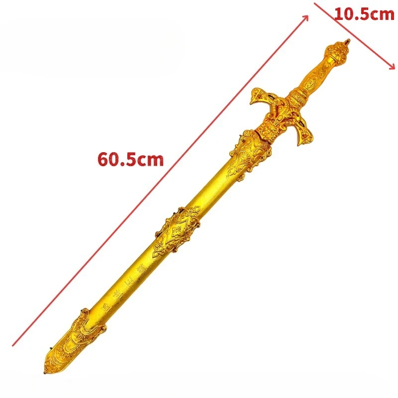 60.5 سنتيمتر/23.82in ماستر البلاستيك أفرلورد السيف مع غمد نموذج الدعائم ممارسة لعبة الأجهزة الطرفية لوازم الحفلات تأثيري الحلي #2