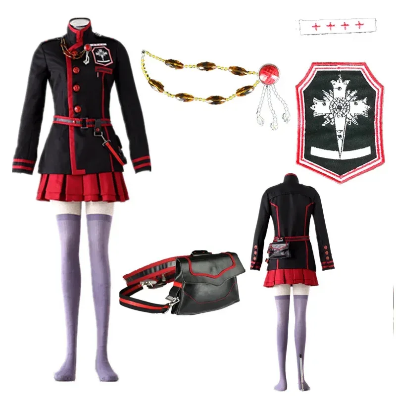 Anime Cosplay D.Gray Man Cosplay Anime japonés Lenalee Lee Arca Gris Cosplay Disfraz Halloween
