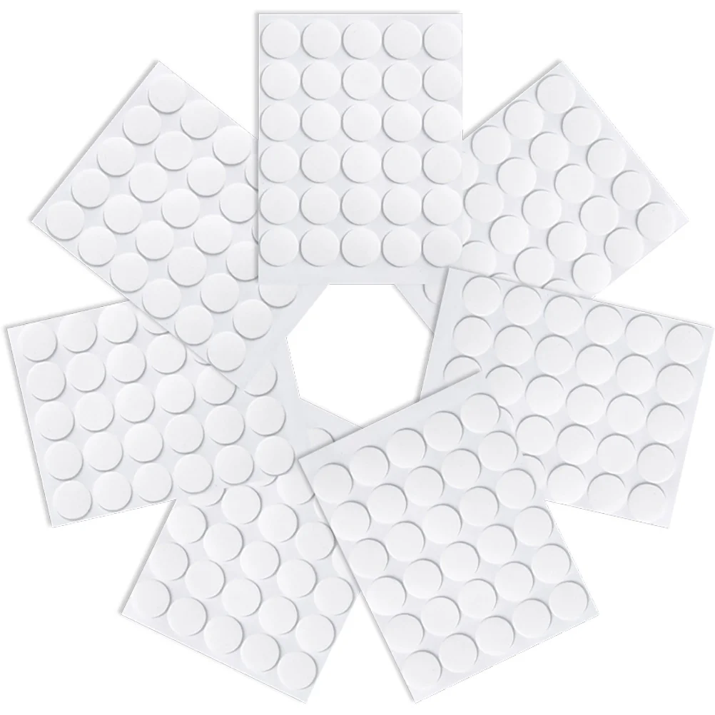 7 Sheets Double Sided Tape Adhesive Dots Photo Wall Stickers Balloon Clear Acrylic Glue Removable