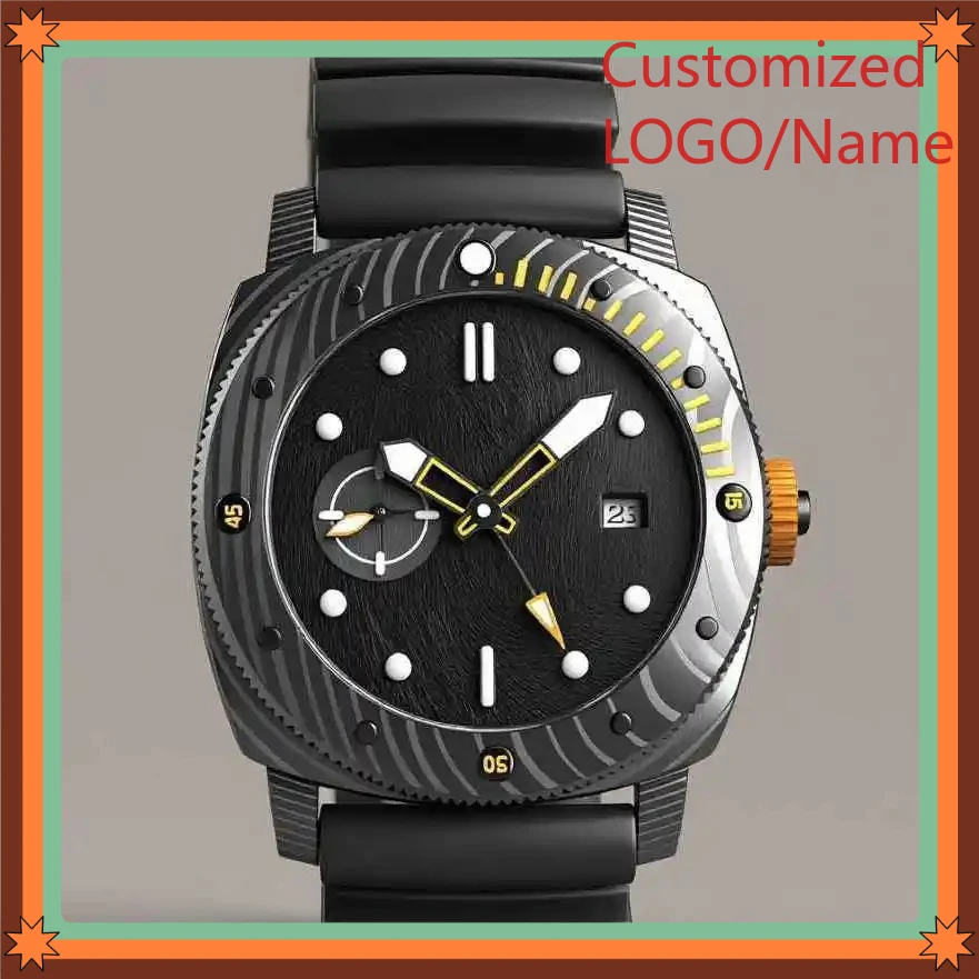 A989 Store 46mm Men's Luxury Watch in 904L Steel Automatic Mechanical Movement Customized Watches
