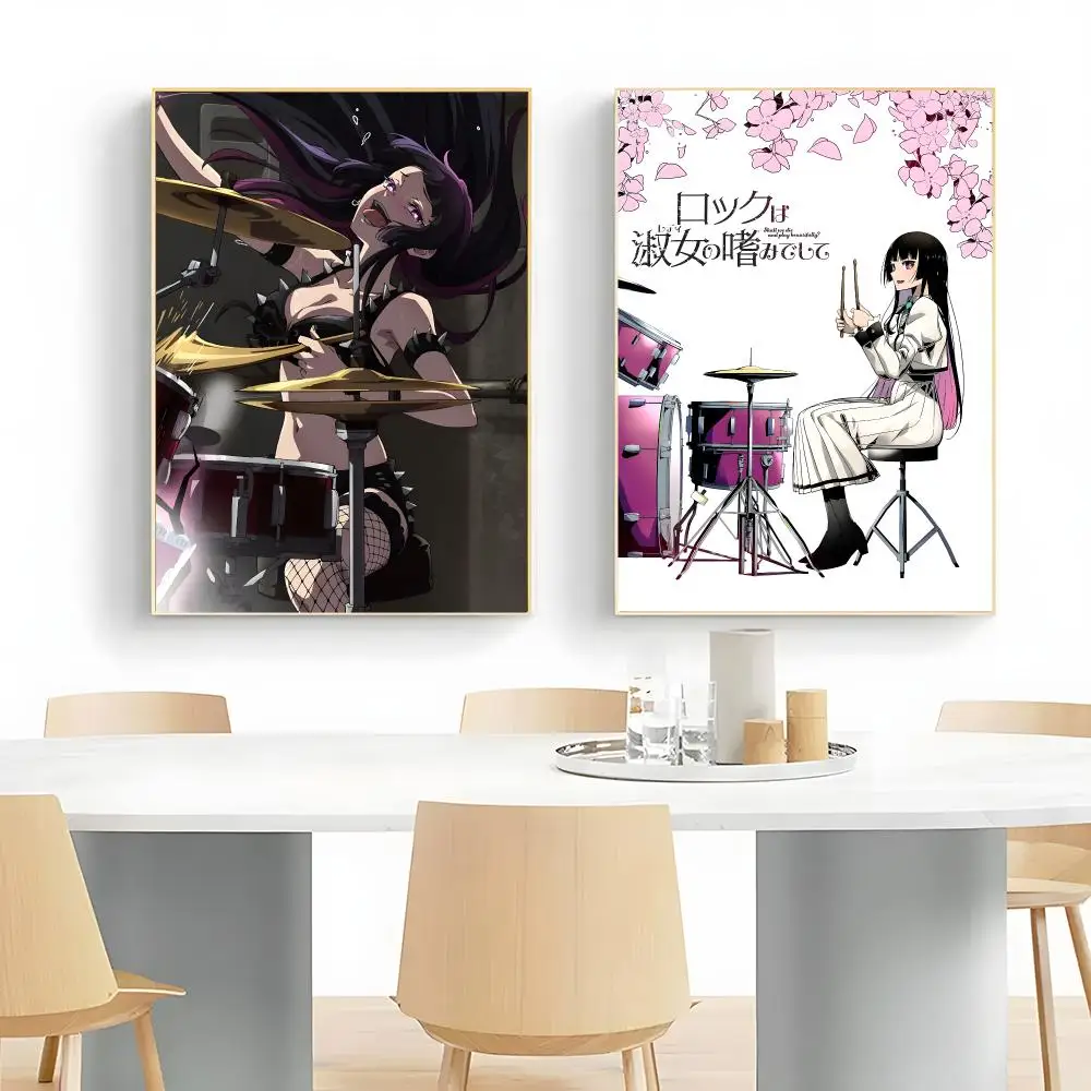 Delicate Feminine Artwork R-Rock Is A Lady's Modesty Poster Wall Art Print Decorative Mural Home Decor Gift Unframed
