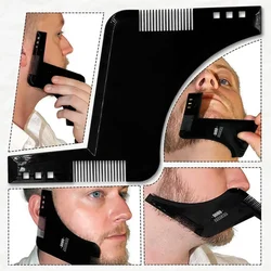 Men Beard Styling Template Stencil Beard Comb for Men Lightweight and Flexible Beard Shaping Tool 1PC Cepillo Para Cabello