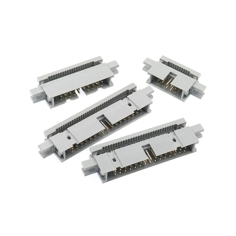 5pcs 2.54MM IDC Type Box Header Male Headers 10/14/16/18/20/30/34/40/50 PIN Connector for 1.27mm Pitch Flat Cable view 5