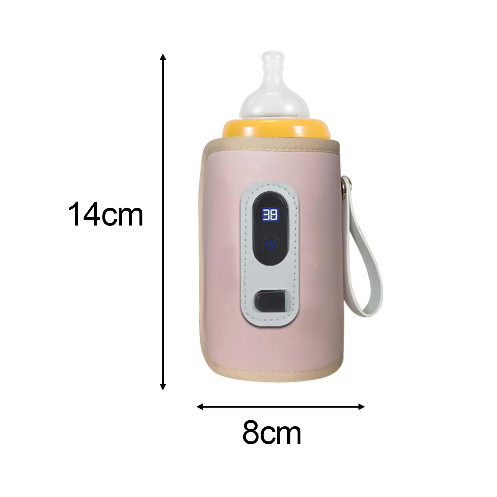 Travel Milk Heat Keeper Adjustable Temperature Multifunctional USB Mug Milk Heater for Daily Use Nursing Shopping Travel Camping