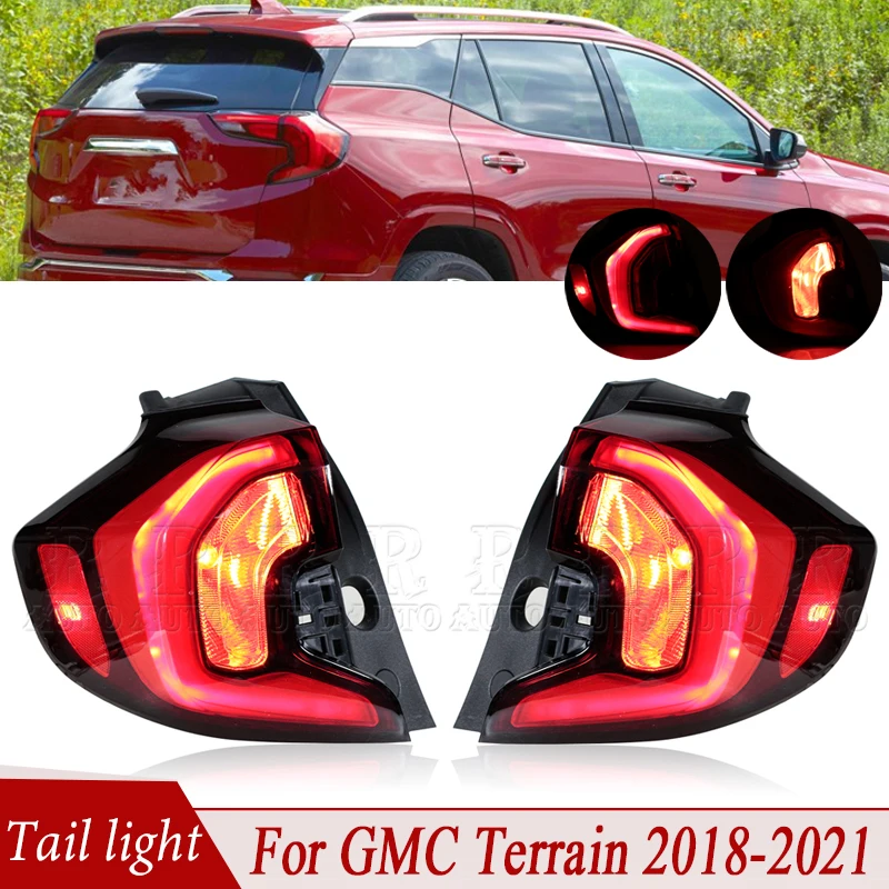 For GMC Terrain 2018 2019 2020 2021 Car Taillight Assembly Rear Turn Signal Light Brkae Light Fog Driving Lamp 84379497 84379498