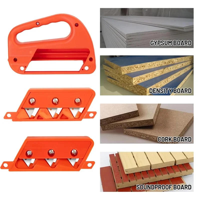 【Alleen vandaag!】Handvliegtuig gipsplaatrand afschuinen 45 ° /60 °   Hoek verstelbare gipsplaat snelsnijder gipsplaat houtbewerkingsgereedschap