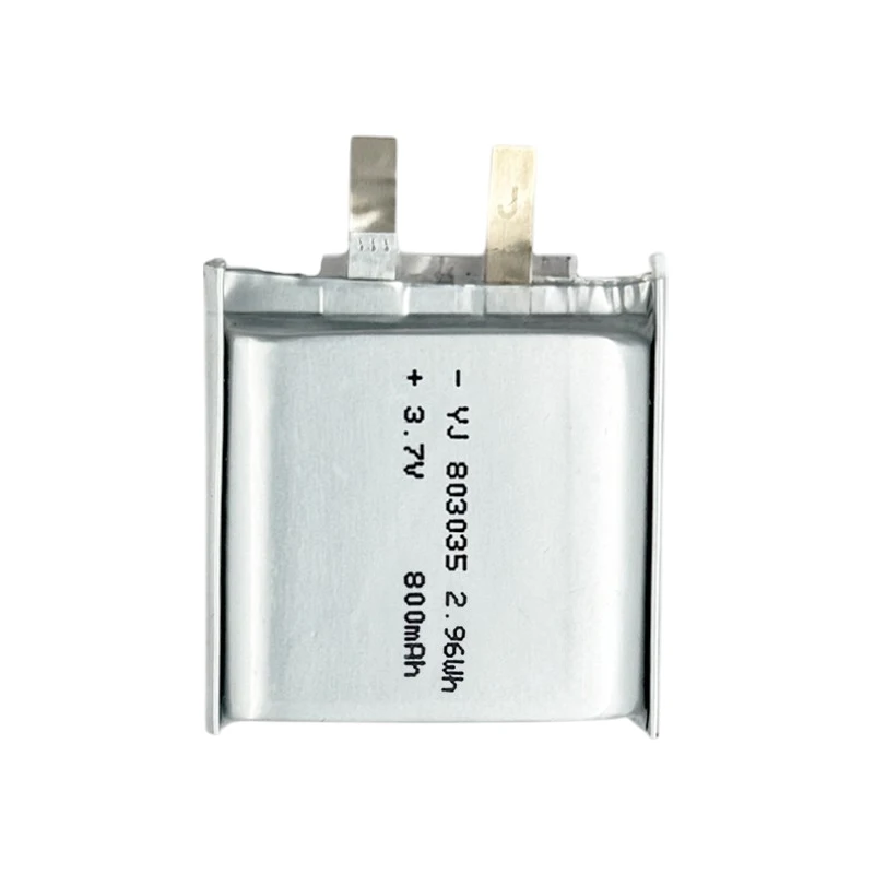 803035 3.7V 800mAh Rechargeable Battery Cell Widely Used for Smart Wearables and Small Appliances 803450 902025 902030 902035