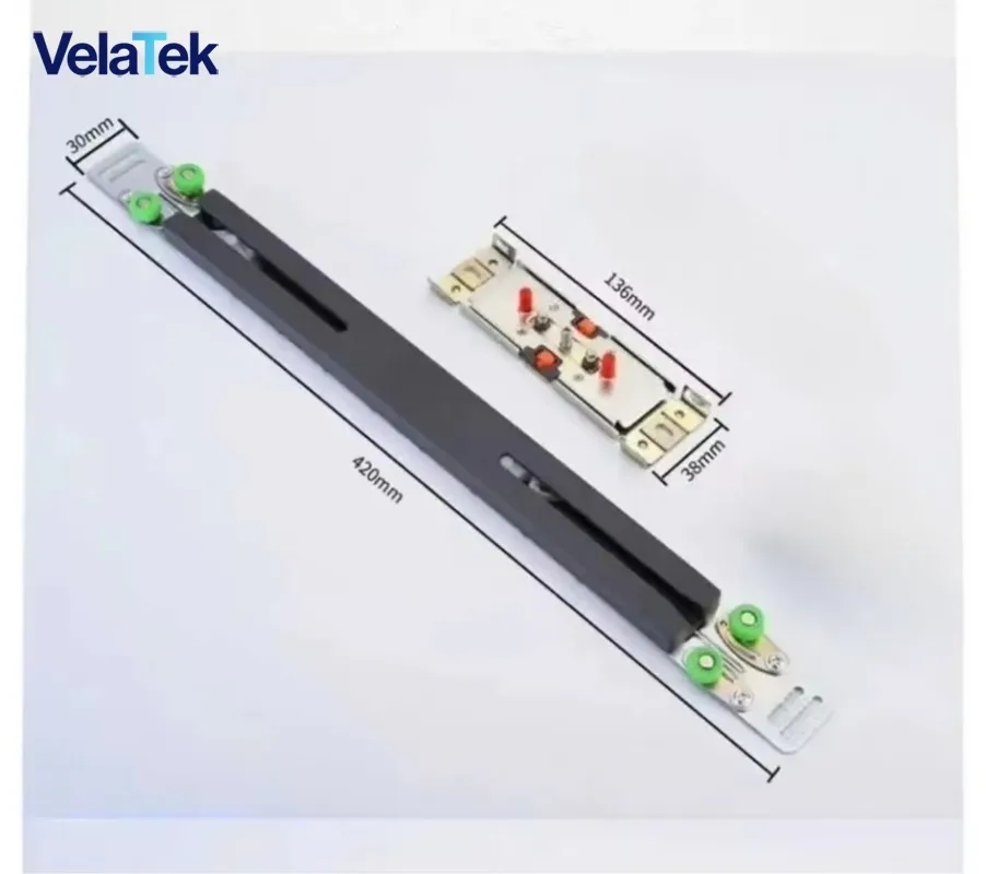 Bidirectional Wardrobe Door Buffer Damper Sliding Door Track Silent Kitchen Damping Sliding Door Collision Avoidance Device