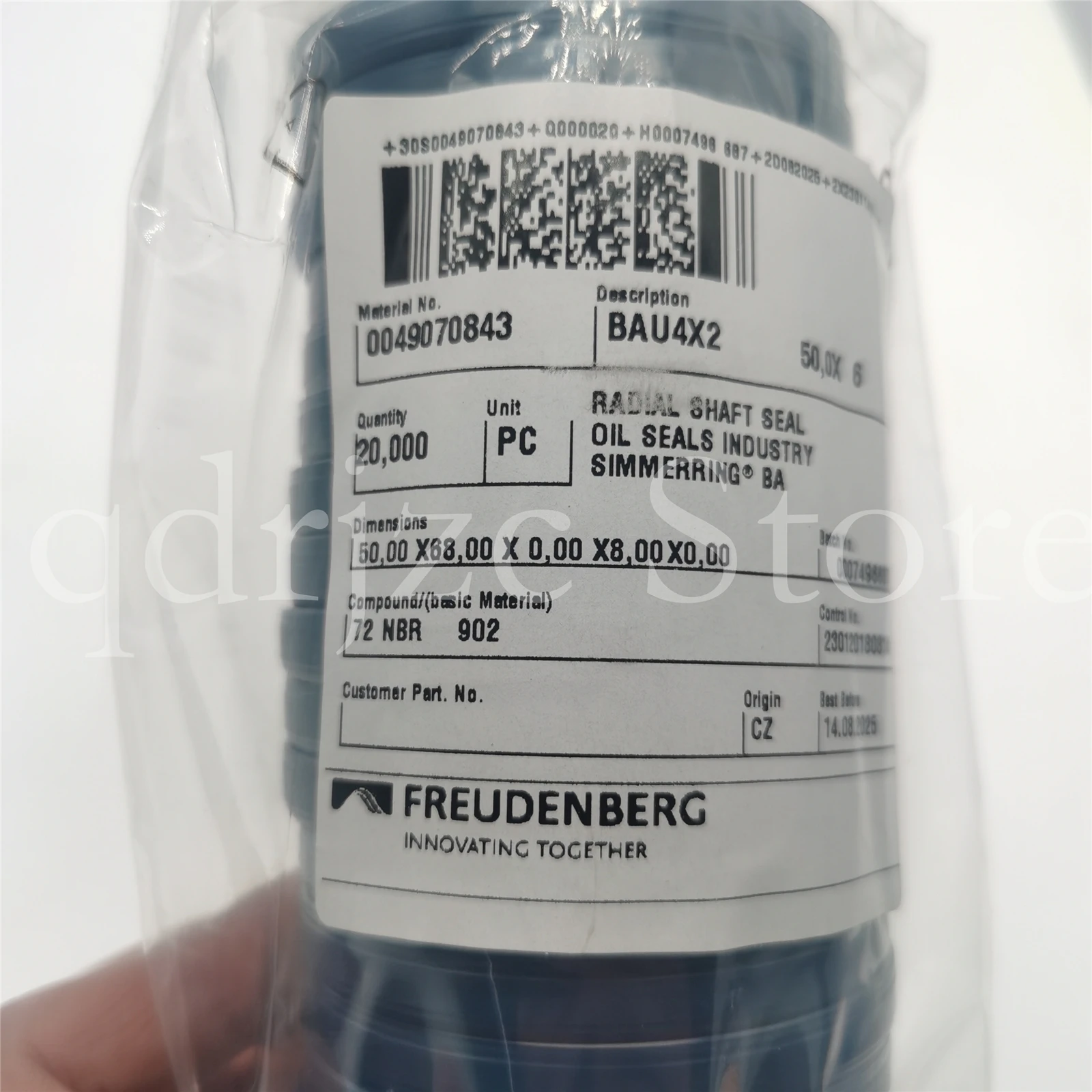 oil seal BAU4X2-50-68-8 NBR material seal 50mm X 68mm X 8mm
