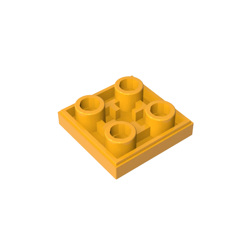 Gobricks 11203 10PCS Special Plate 2x2 Bricks Part with Inverted MOC Compatible Assembles Particle for Building Blocks DIY Model