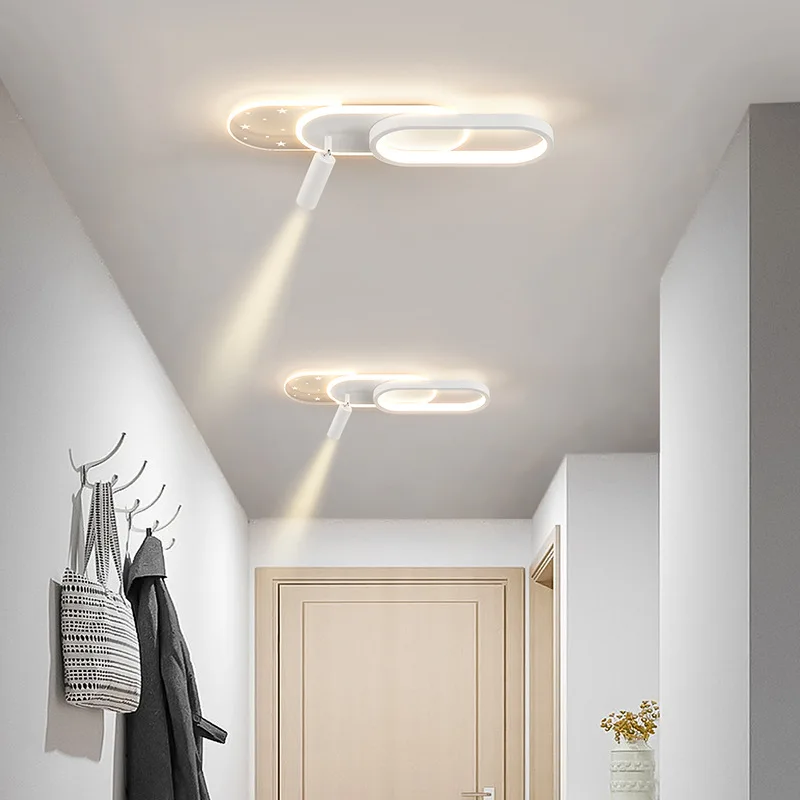 

Modern LED Ceiling Lamp with Spotlight Aisle Chandeliers for Living Room Bedroom Cloakroom Corridor Home Decor Lighting Fixture