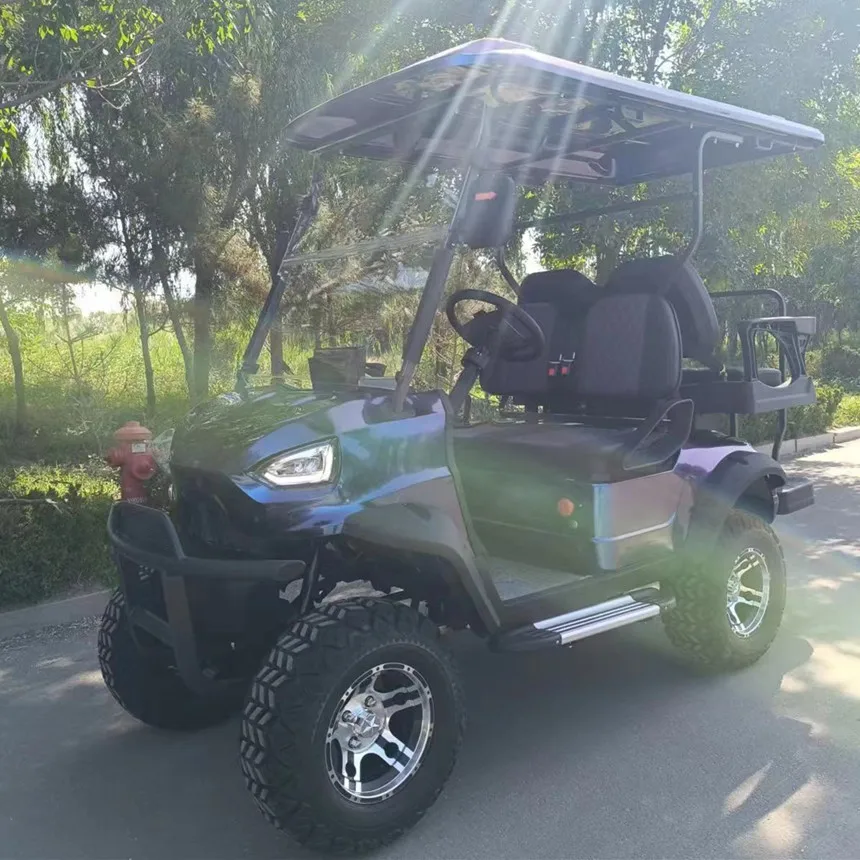 350cc2+2-Seater Gasoline Car Factory Price Electric Golf Cart Sightseeing Bus 4 Wheelers adult Cheap Electric Off-Road Golf Cart