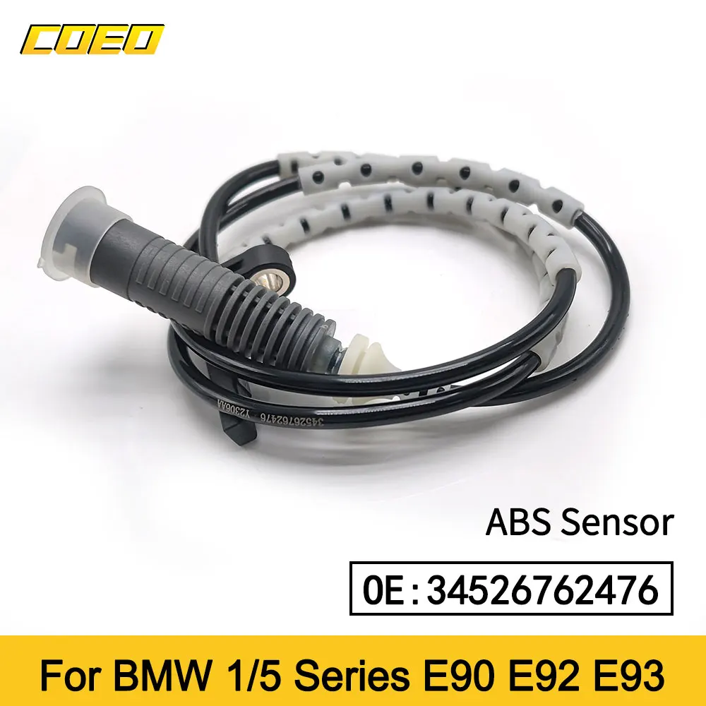 Sensor de velocidad de rueda ABS, eje delantero izquierdo/derecho para BMW E81, E82, E92, E90, 128I, 135I, 323I, 325I, 328I, 34526762476/34526870075