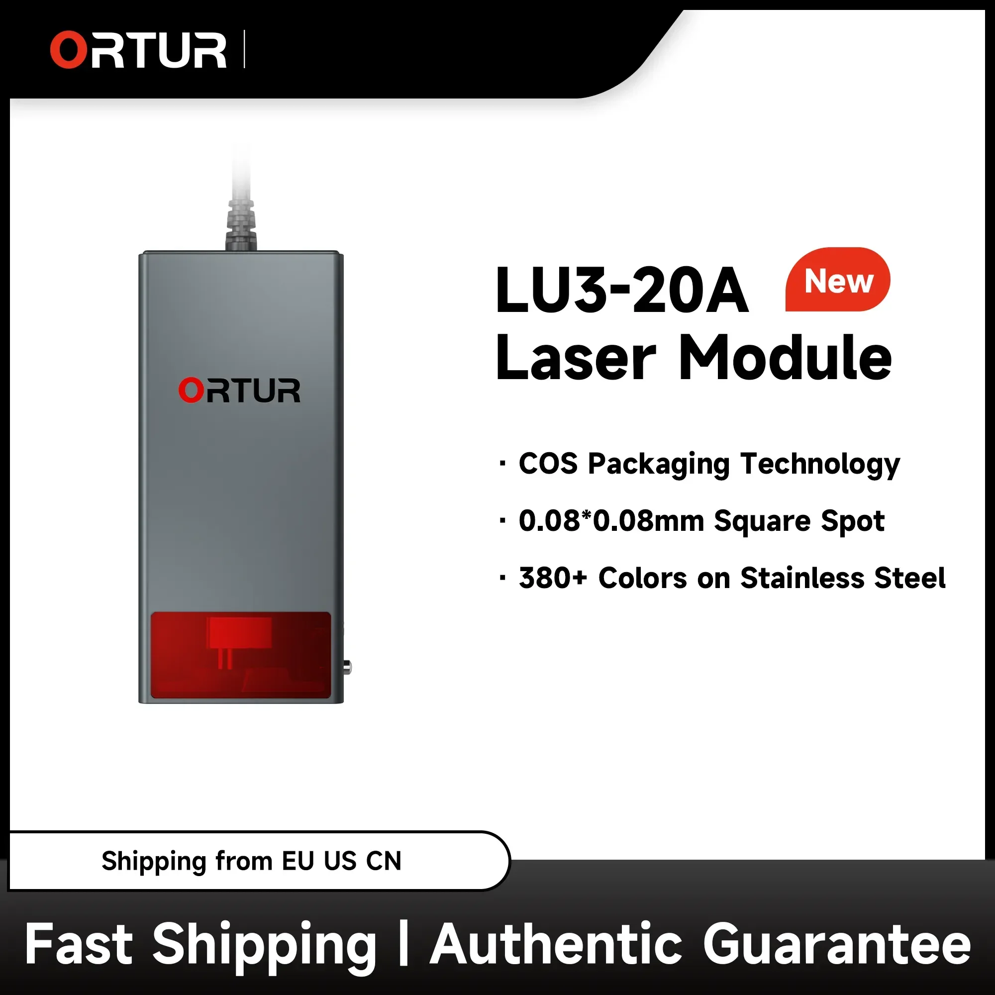 Ortur LU3-20A 20W Laser Head Module New Upgrade Ortur 20W Laser Engraving Cutting Machine With Air Assist Engraver Cuttert