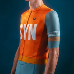 SYNDICATE PRO JERSEY JUICY BLUE SYN Team Race Bicycle Clothing Summer Short Sleeve Cycling Shirts MTB Road bike Jersey
