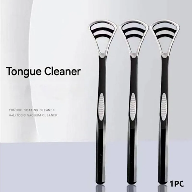 Plastic Dental Tongue Scraper Cleaners Reduce Bad Breath in Seconds Fight Bad Oral Hygiene Brushes Tongue Scraper for Adult