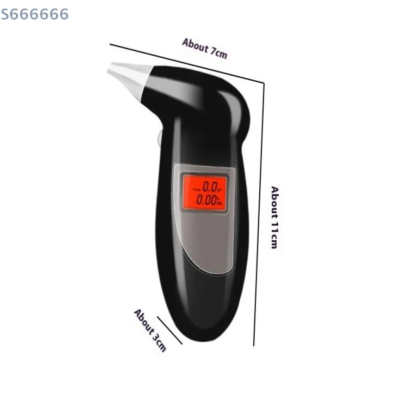 Portable Non-Contact Alcohol Tester With LED Digital Display Alcoholmeter Alcohol Tester Accuracy Breathalyzer Diagnostic Tool