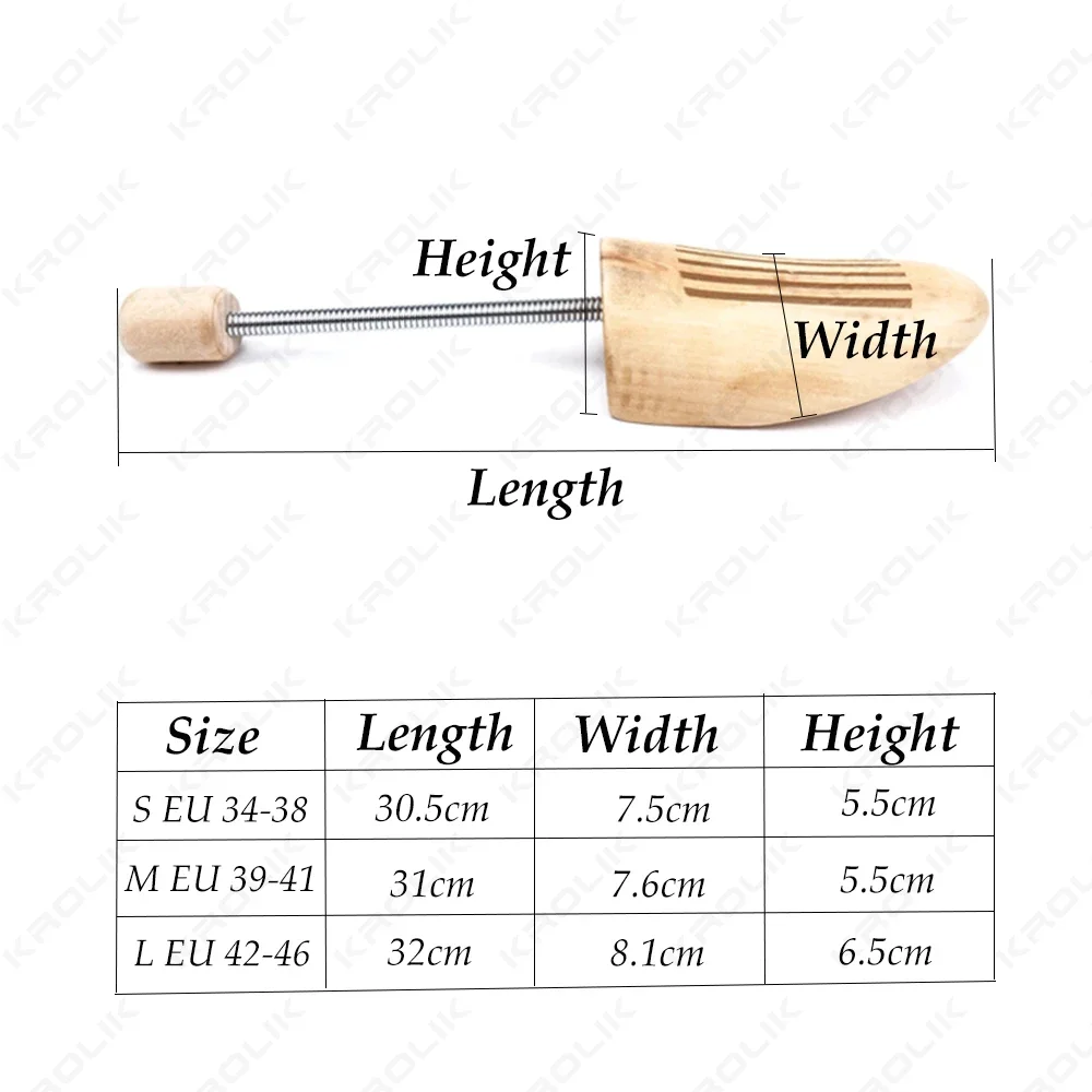 2 Pcs Wooden Shoe Tree Unisex High-grade Spring Shoes Adjustable Support Shoe Stretcher Shaped Fixed Shoes