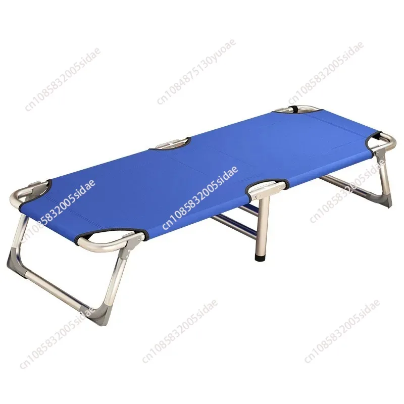 Folding Bed Single Portable Household Office Nap Bed Simple Escort Children Camp Cot For Rest Sleep Indoor Outdoor Travel