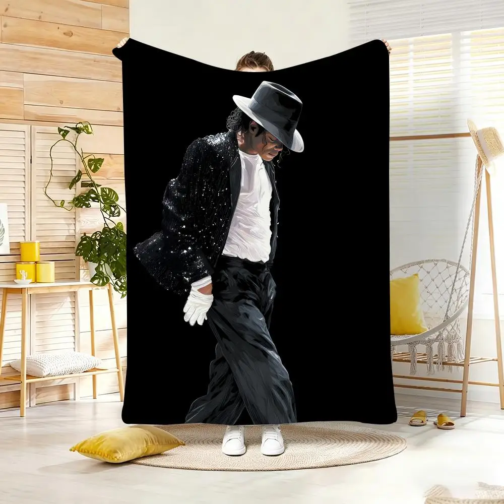 KPop M-Michael Jackson leichte 240g Flanelldecke, weich, hautfreundlich für die Sommerkühlung – Detail 12