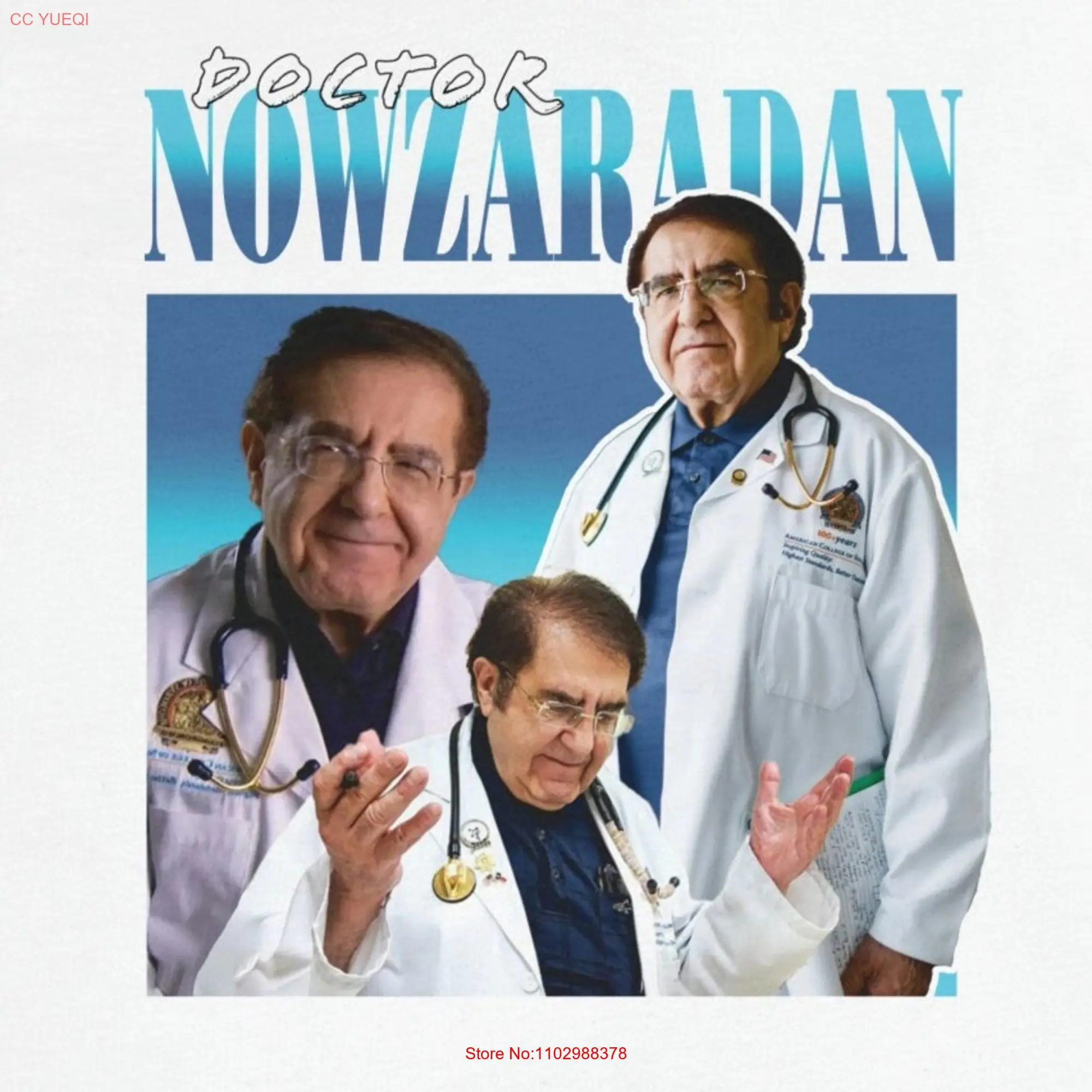 Doctor Nowzaradan My 600lb Life Fan Retro Vintage Bootleg Rap Meme T Shirt long or short sleeves