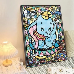 Disney DIY 5D Diamond Painting Cartoon Dumbo Full Round Drill Mosaic Cross Stitch Kits Diamond Art Home Decor Gift