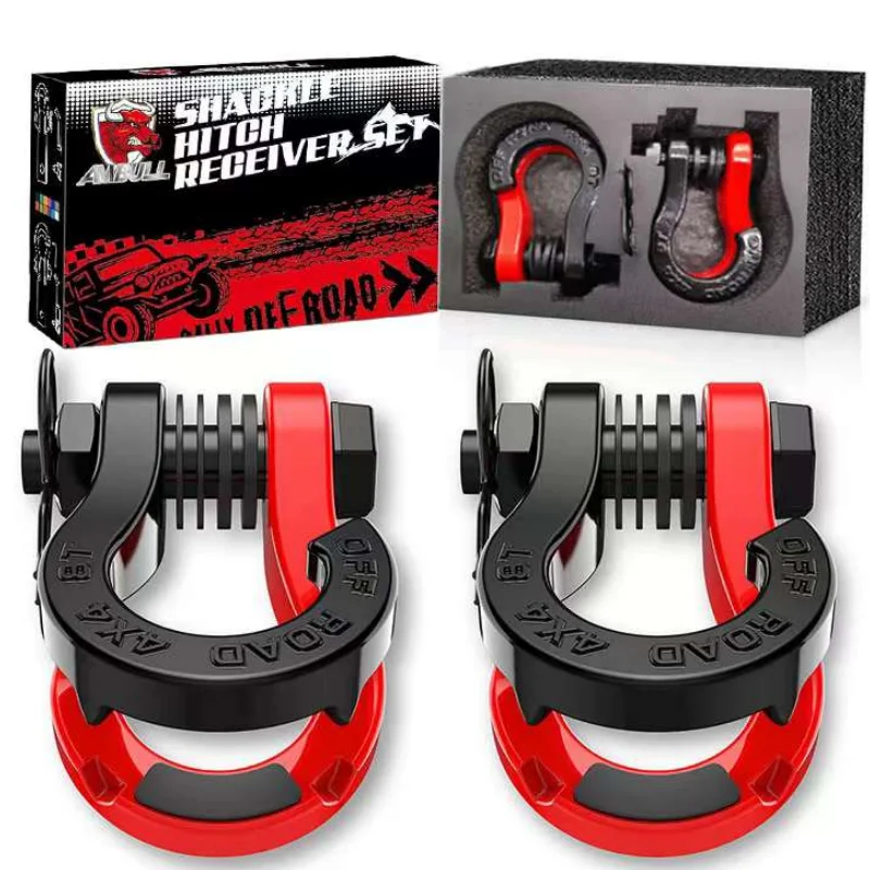 3/4 D Ring Shackle 4.75 Ton4x4 Off-Road Winch Hook Rope for Car Jeep Compass Tow Hooks For Fixing The Winch Hook