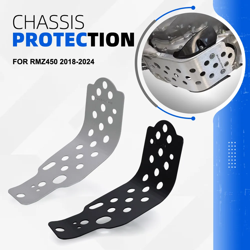 

Skid Plate Bash Frame Guard FOR Suzuki RMZ450 2018 2019 2020 2021 2022 2023 2024 Motorcycle Engine Guard Chassis Protect Cover