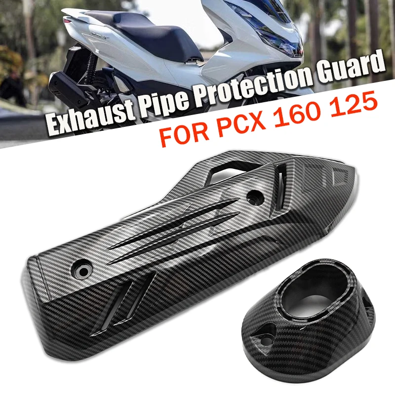 

For Honda PCX160 PCX125 PCX 160 125 2021-2024 2022 2023 Motorcycle Exhaust Pipe Protection Guard Tail Cover Accessories