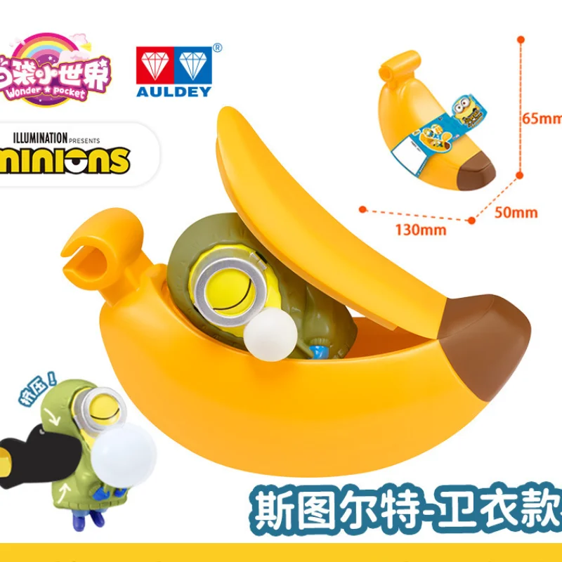 OFFICIAL Minions Otto Staurt Bob Slow Rebound Doll Cartoon Decompression Toys Flexible Stretching Funny Gift