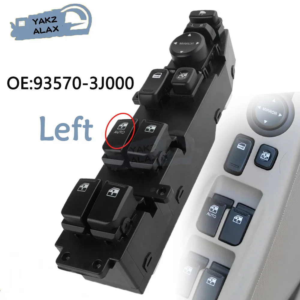 

93570-3J000 левый передний переключатель управления стеклоподъемником со стороны водителя для Hyundai Veracruz 2007 2008 2009 2010 2011 2012
