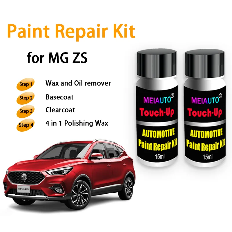 Kit perbaikan cat mobil MG Motor MG ZS, aksesori perawatan cat otomotif, penghilang goresan cat mobil