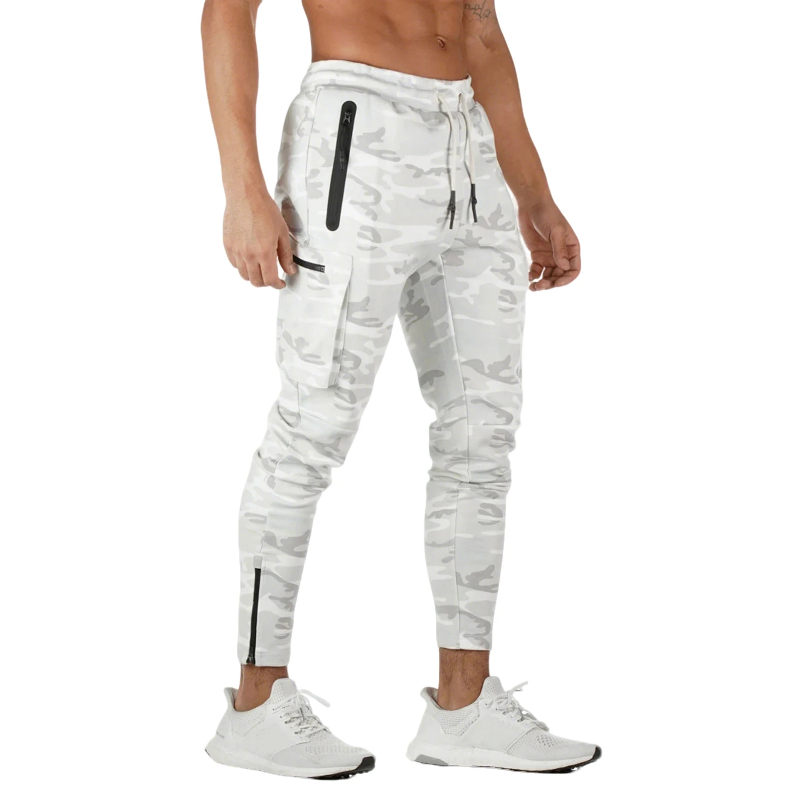 

YHOPE Men's Workout Sport Pants, Athletic Running Jogger Track Pants Casual Sweatpants Trousers With Pockets