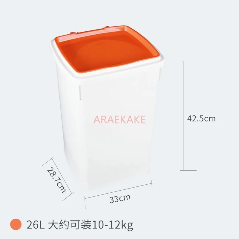 Imported pet food storage bucket 10kg cat food storage bucket sealed can dog food sealed bucket moisture-proof