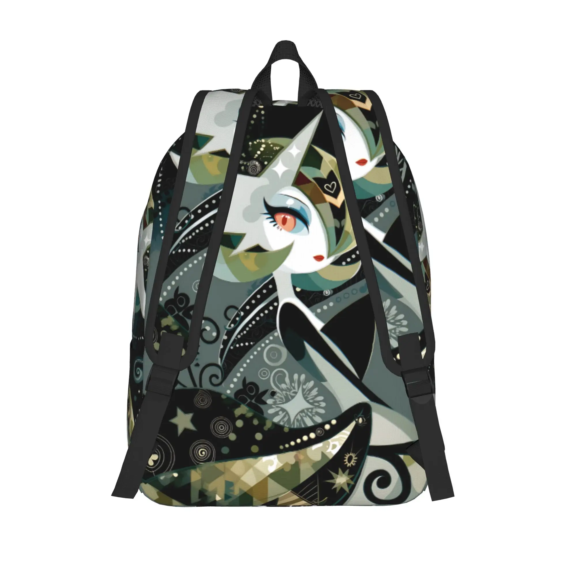 Fashion Pokemon Gardevoir Theme Backpack  Mochilas Fashion For School Retro Washable Rucksack