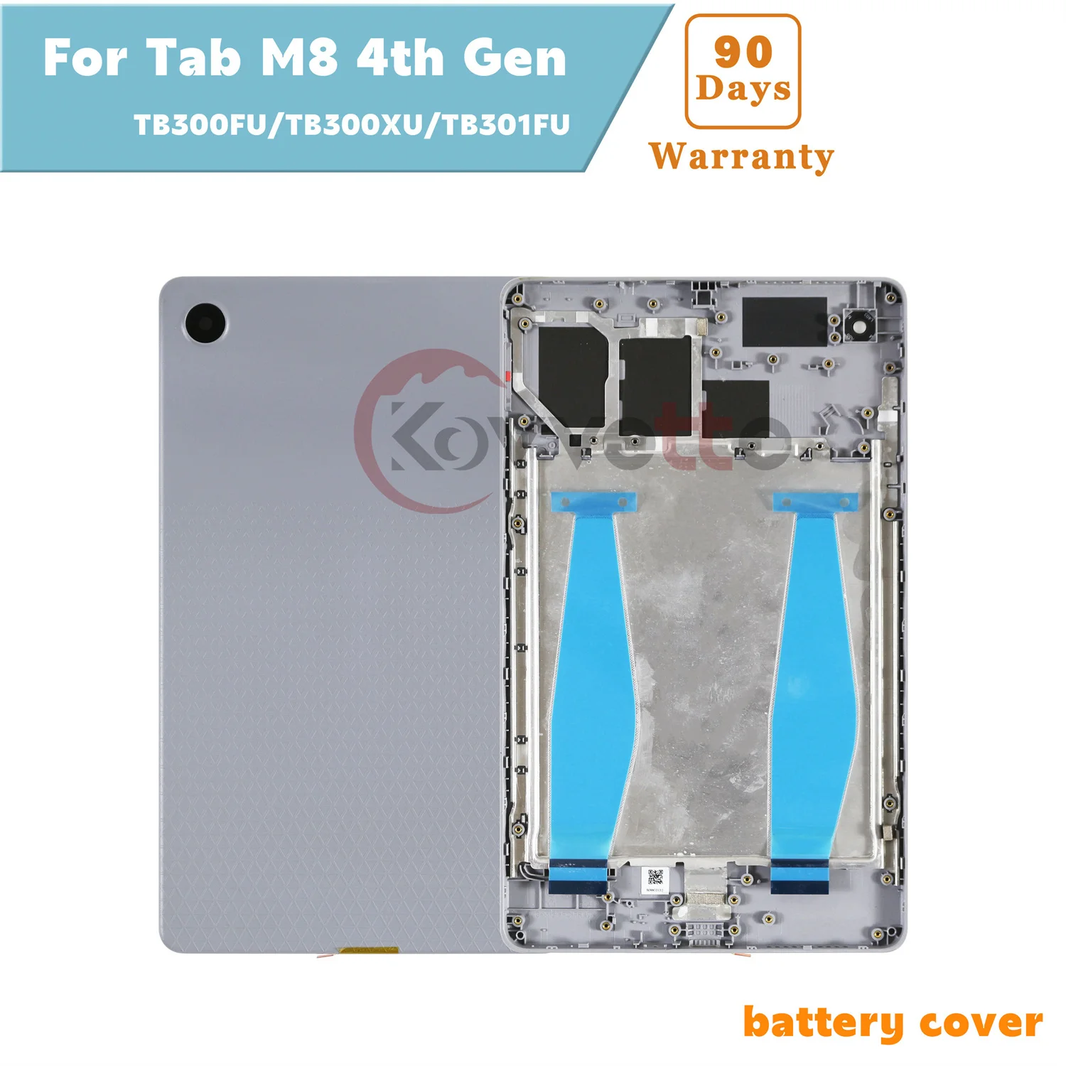 For Lenovo Tab M8 4th Gen 2024 TB301FU TB300XU TB300FU Battery Cover Back Case Accessory Replacement