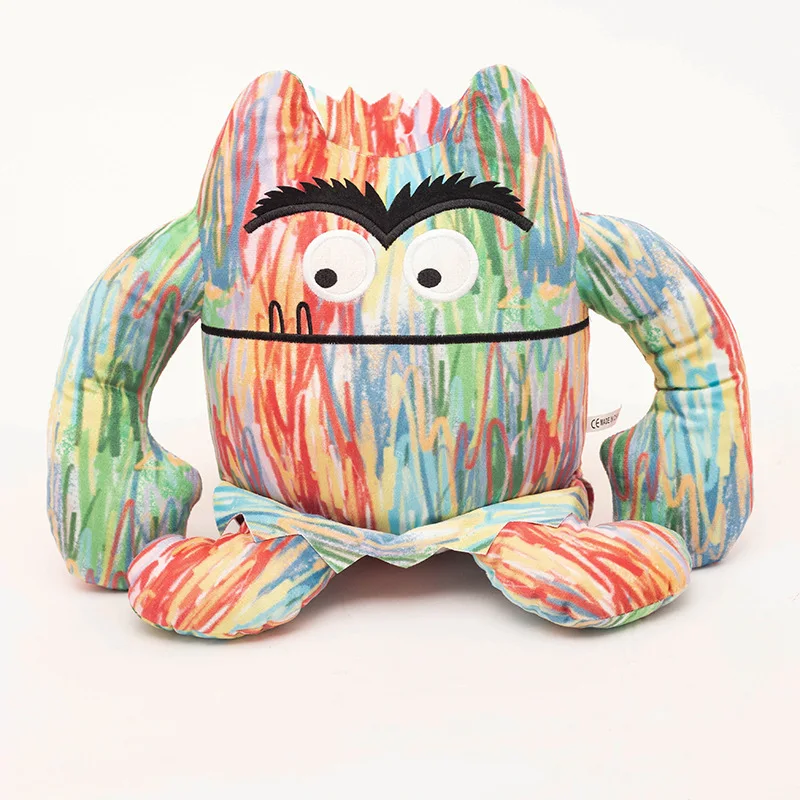 15/25Cm 7 Stuks Kawaii Kleurrijke Monster Pluche Pop Met Uitdrukking Monster Plushie Knuffel Voor Jongens En Meisjes Verjaardagscadeaus