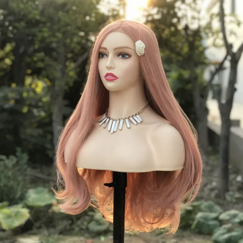 Realistische Vrouwelijke Mannequin Hoofd Met Schouder Display Pop Hoofd Voor Pruiken Sieraden Schoonheid Accessoires Weergeven