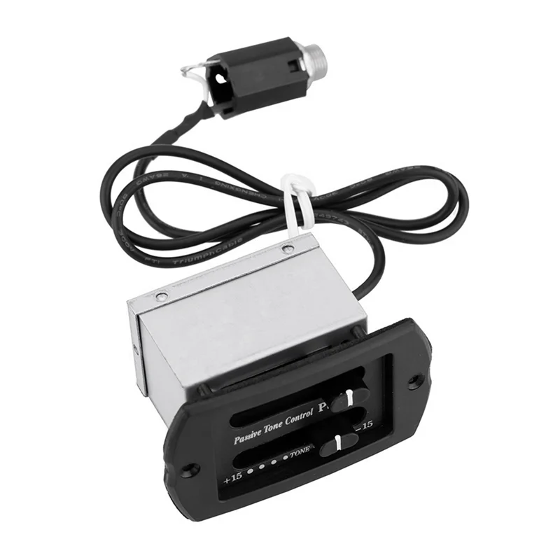 

【Must-Haves】5Set PS-900 2 Band EQ Guitar Preamp Passive Volume Tone Control Piezo Pickup Equalizer Durable Easy Install Easy To